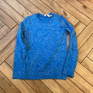 NWT Lululemon Blue Swiftly Relaxed-Fit Long Sleeve Shirt